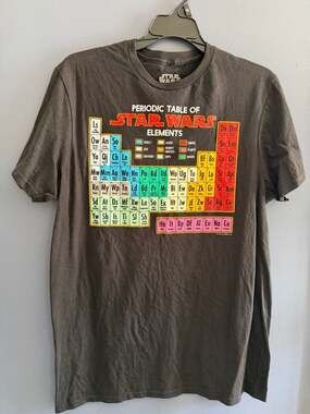 Star Wars Men's Periodic Table of Elements Graphic T-Shirt - Black - Size Medium